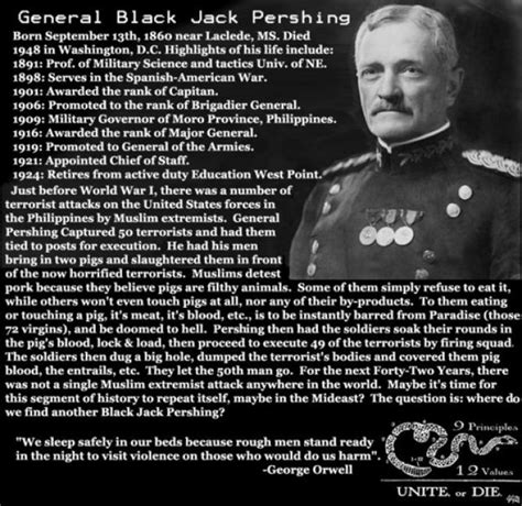 black jack pershing quotes.